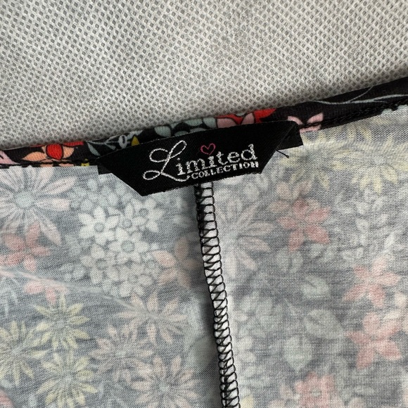 Size 20 floral midi dress long sleeve black - Picture 2 of 3